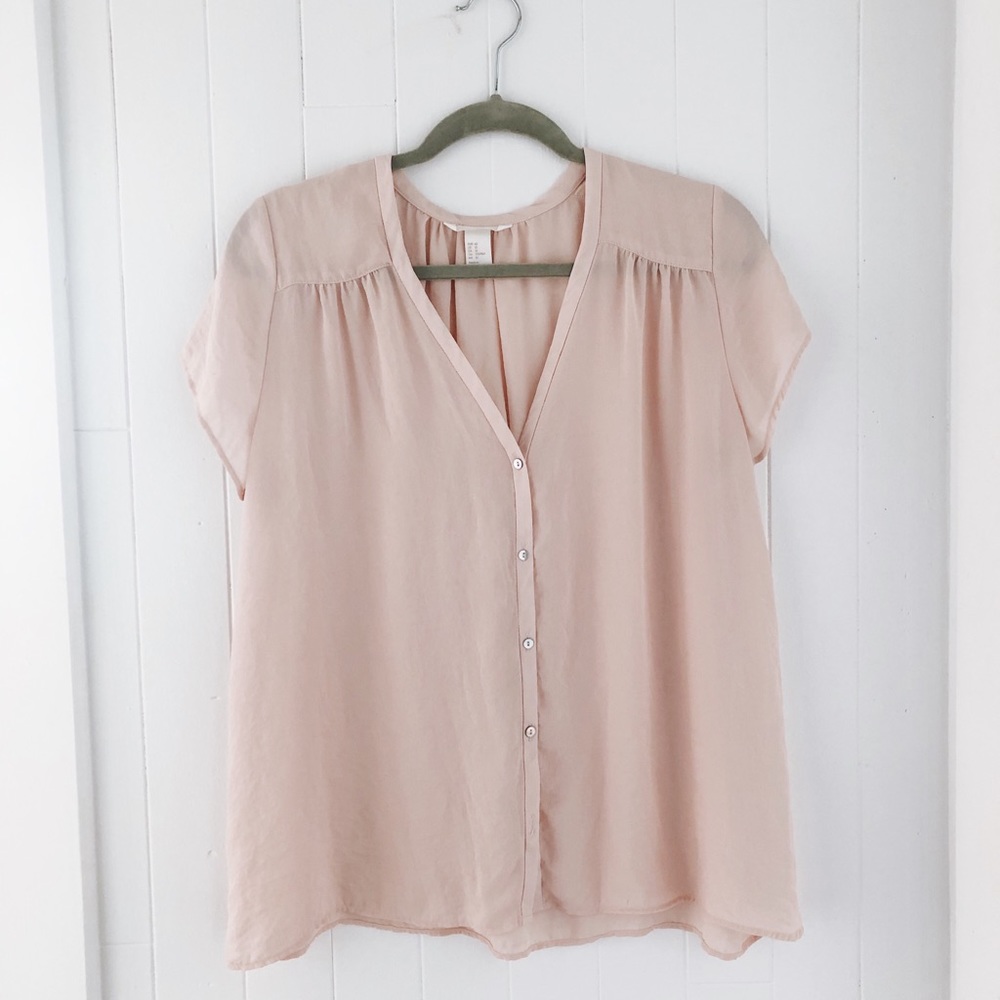 Blush H&M Blouse